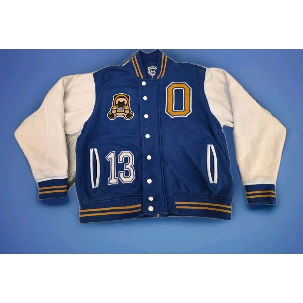 Ozuna Odisea University Jacket Blue Men's Small Varsity Style